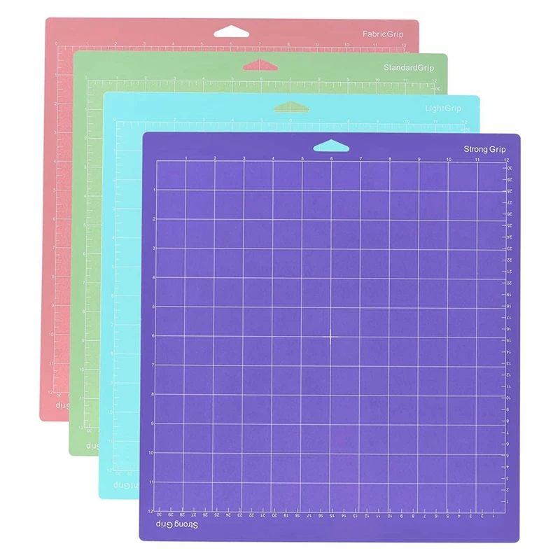 4PCS 12 X 12 Inch Repl Ment Cutting Mat Adhesive Gridded Cutting Mats For Silhouette Cameo Cutting Explore Plotter Easy To Use