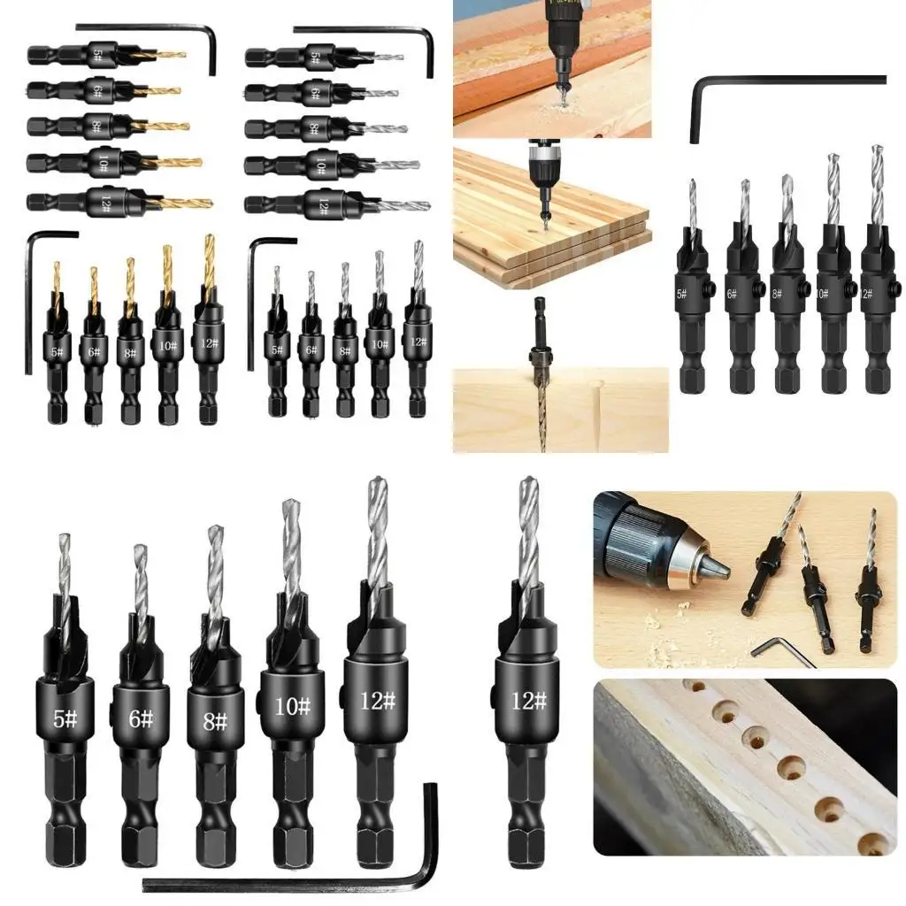 

652F Versatility Countersink Drill Bit for DIY Enthusiasts and Home Improvement Tasks