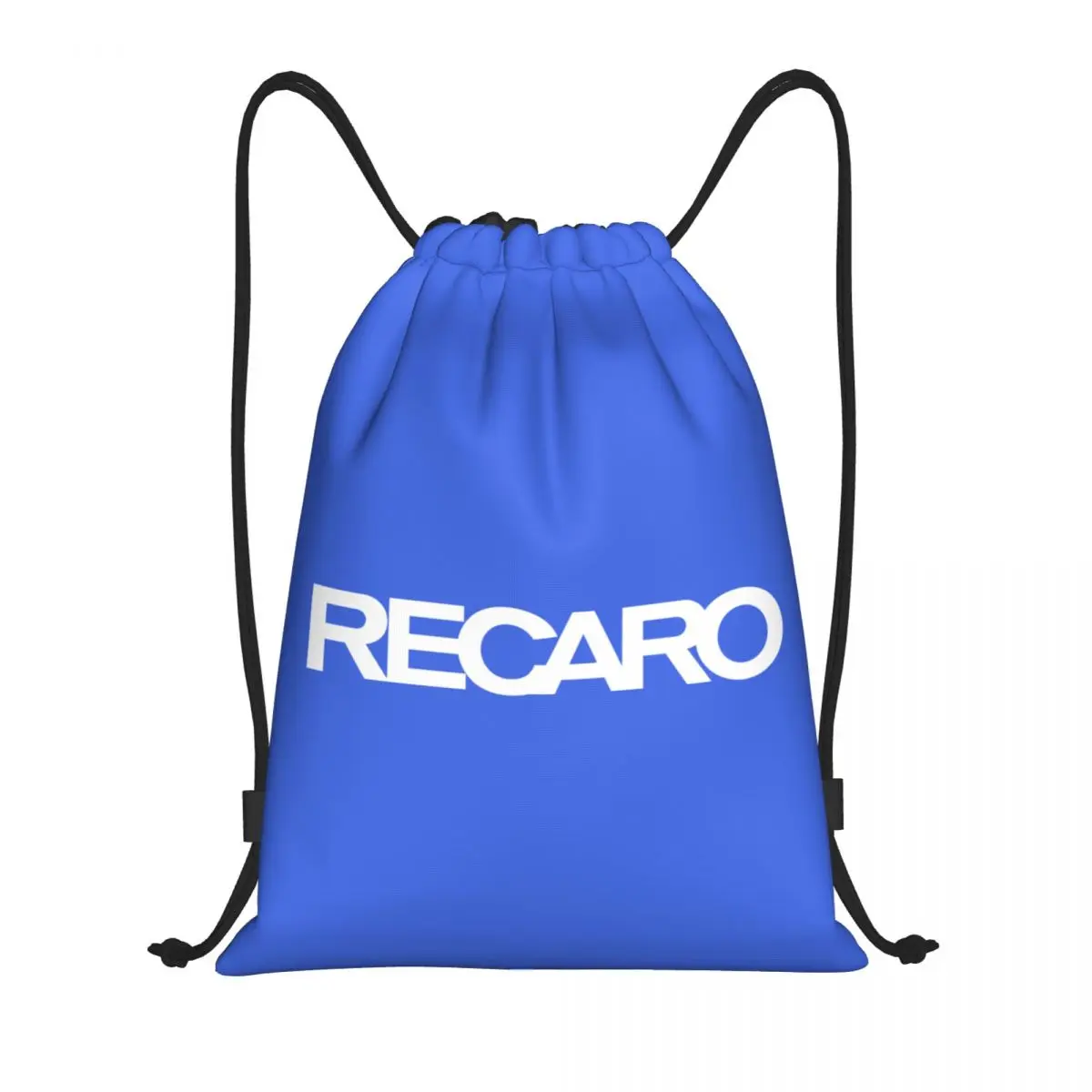 Custom Recaros Logo Drawstring Bag for Shopping Yoga Backpacks Men Women Sports Gym Sackpack