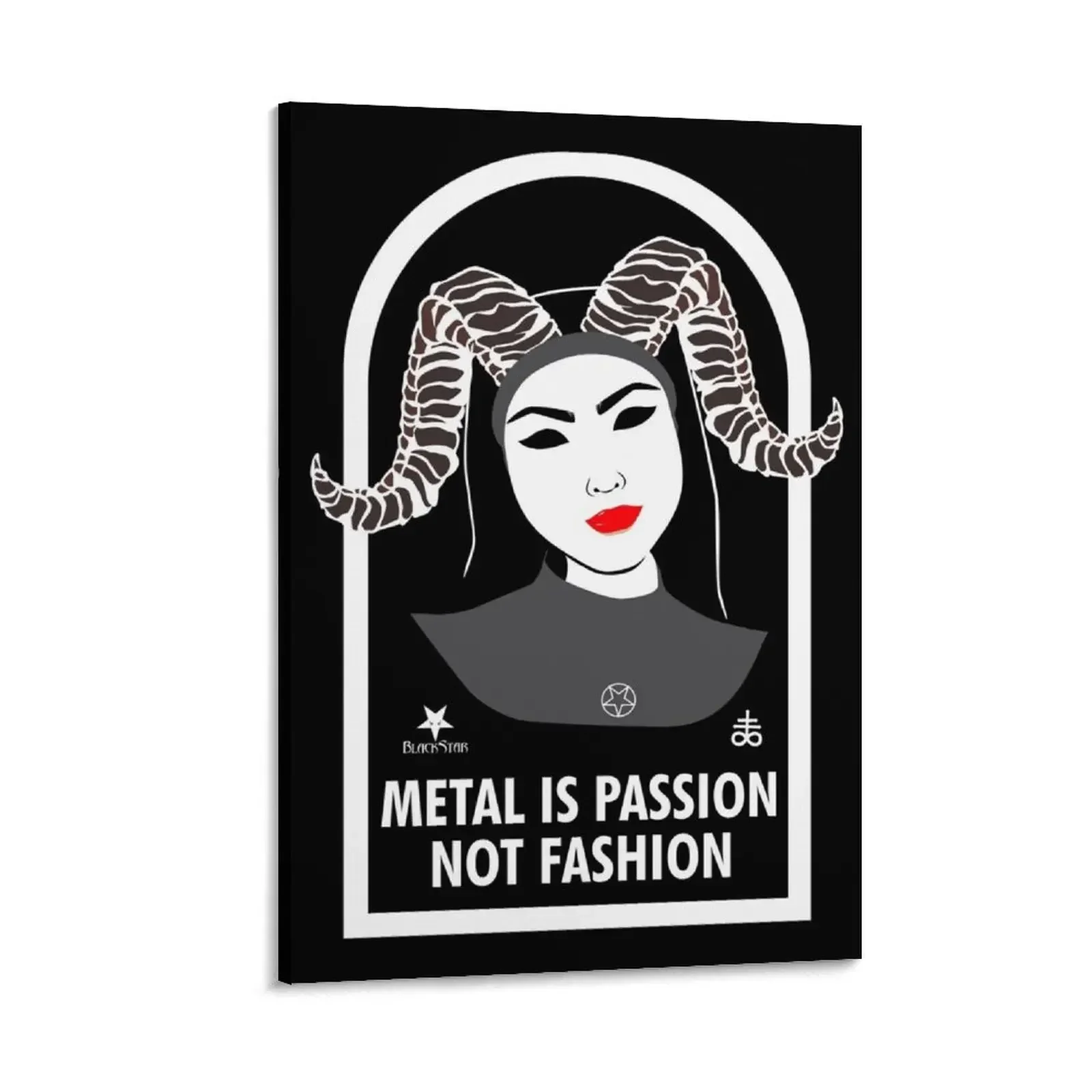 

Metal is Passion Canvas Painting japanese room decor decorative items for home bedrooms decor