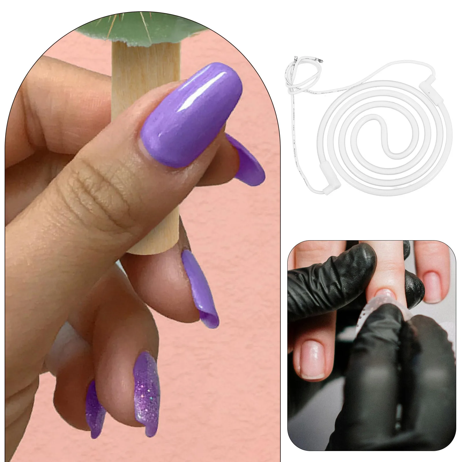 LED Gel Polish Lamp Buis Spiraal Licht Nagellak Droger Lamp Nail Art Manicure Licht Buis Vervanging Manicure Droger Supply