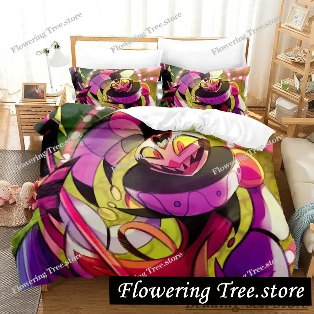 

2025 Fizzarolli Boss Bedding Set Single Twin Full Queen King Size Bed Set Adult Kid Bedroom Duvetcover Sets Anime Game Bed