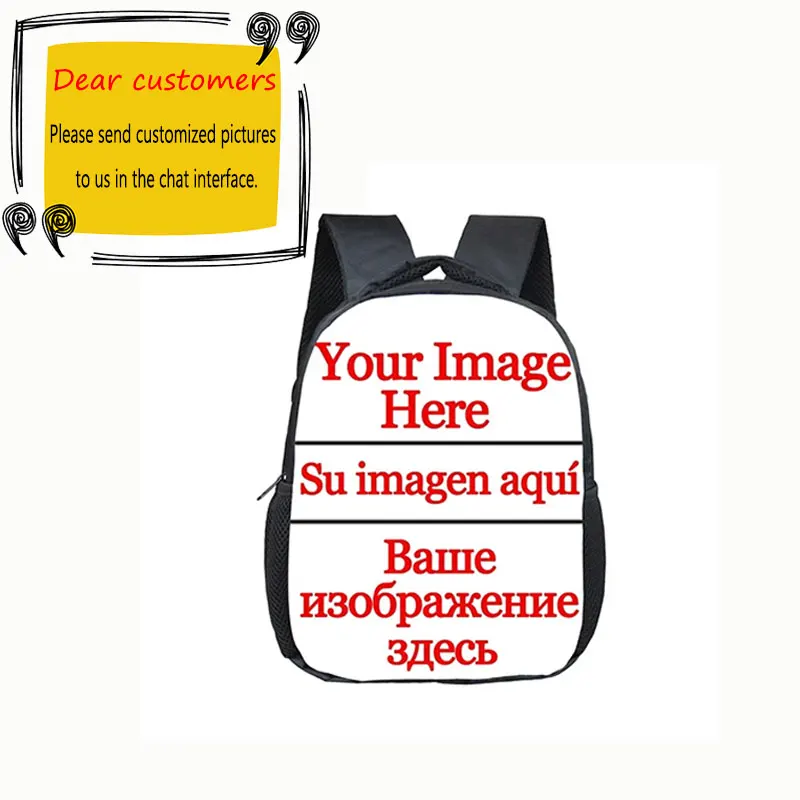 Customize Your Logo Image Kindergarten Backpack Unicorn Girls Boys School Bag Kids Book Bag Narwhal Schoolbags mochila infantil