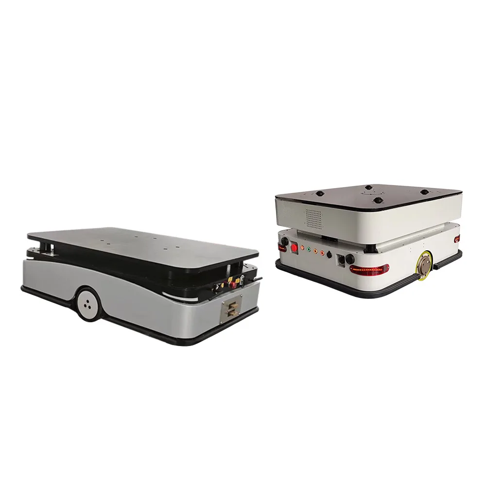 Laser Navigation 1000kg Payload Automatic Guided Vehicle AGV AMR with Laser Obstacle Sensor for Industry Material Handling