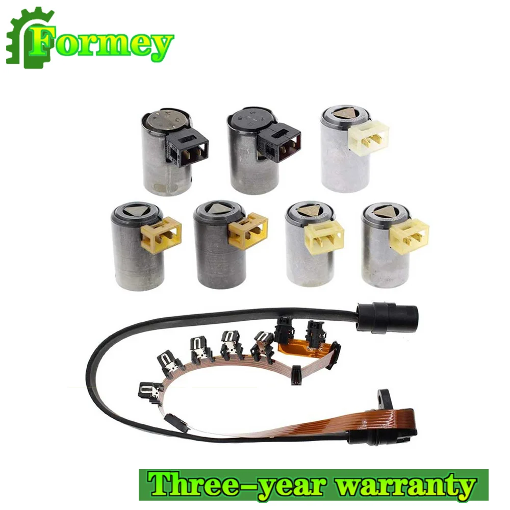 

01M 01N 01P Transmission Solenoid Valve w Internal Harness 75446RFK 01M325283A 01M927365 For Audi A3 VW Skoda Golf Jetta Passat