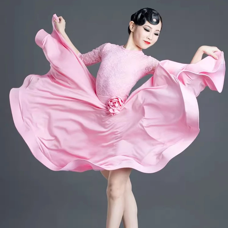 traje-de-baile-de-salon-rosa-falda-de-leotardo-de-encaje-ropa-de-competicion-de-baile-vestidos-de-actuacion-de-vals-para-ninas-traje-tm-2105
