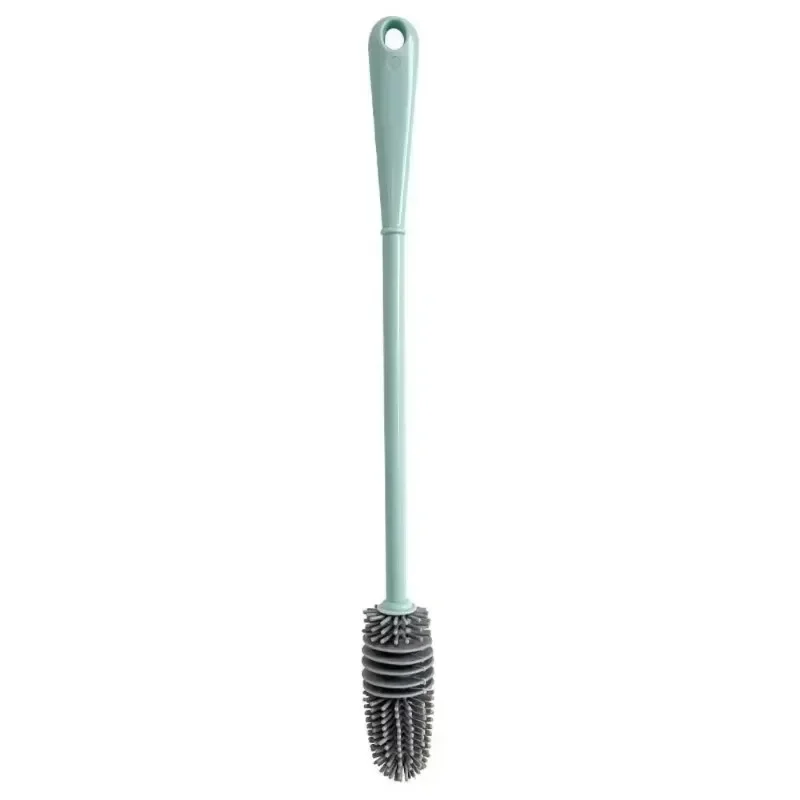 Soft rubber cup washing brush with no dead corners to remove tea stains, water cup cleaning, long handle bottle washing brush