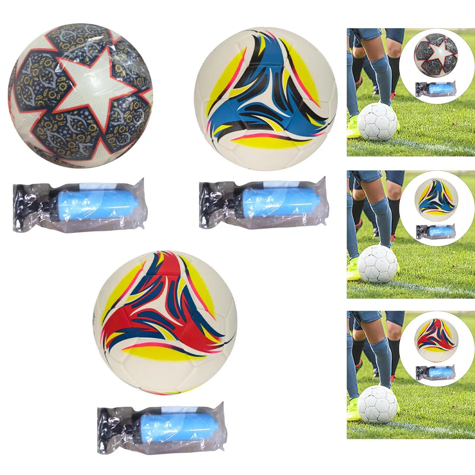 

Soccer Ball Size 5 Novelty Patterns Soccer Training for Club Game Training