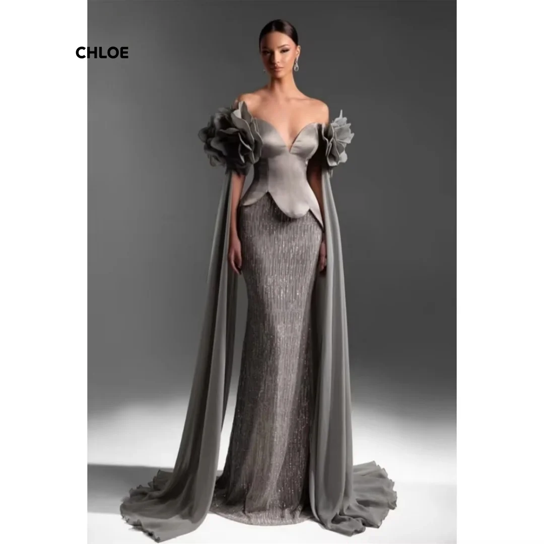 

Вечернее платье с открытыми плечами, женское платье на заказ, вечернее элегантное платье без рукавов с рыбьим хвостом, элегантные вечерние платья для женщин 2024