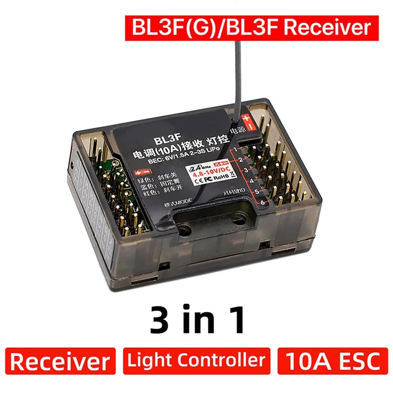 

For Dumborc X6PM-350 RC Transmitter 2.4G 6CH RC Remote Controller With Receiver For RC Car Boat Tank-[A68T]