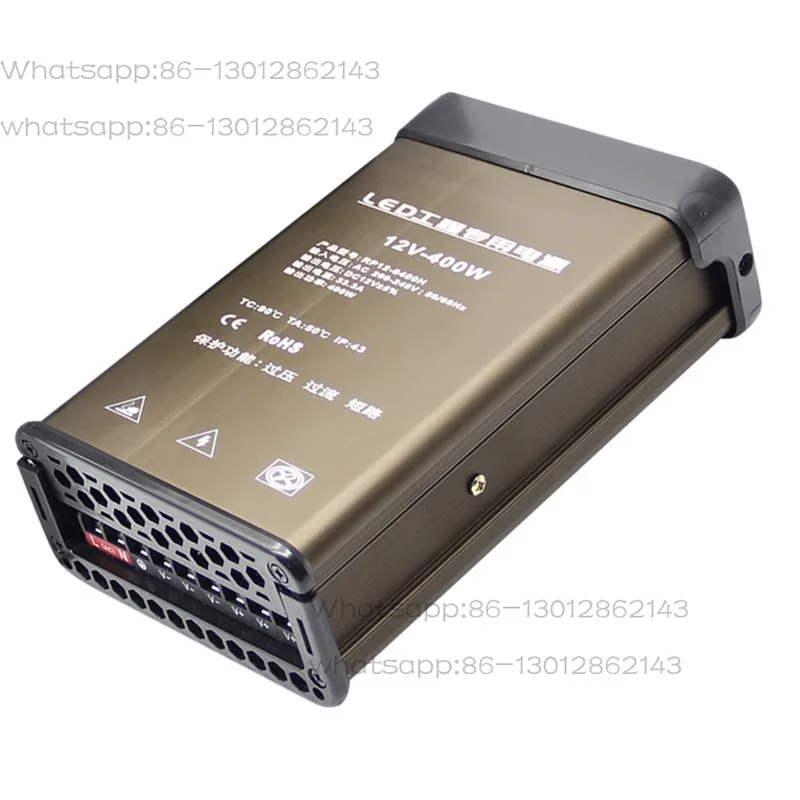 

LED rainproof switching power supply 24V400 luminous character advertising signboard light box strip 220 to 12 transformer