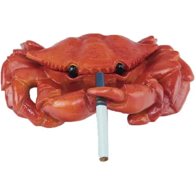 Interesting Ashtray Crab Ashtray Outdoor Cute Ashtray Cigarettes Home Office Porch Courtyard Decoration Outdoor Indoor Ashtray