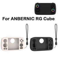 Soft Silicone Protective Cover Shockproof Anti-Scratch Game Console Case Accessories Handheld Game Shell for ANBERNIC RG Cube