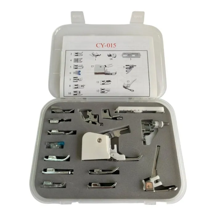 Set de 15 Prénsatelas para Máquina de Coser Doméstica
