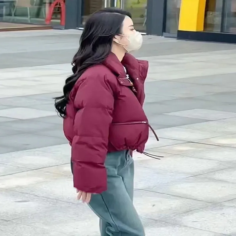 In 2023 the popular women short paragraph in winter the new Korean version of the fashion Joker little bread and cotton jacket