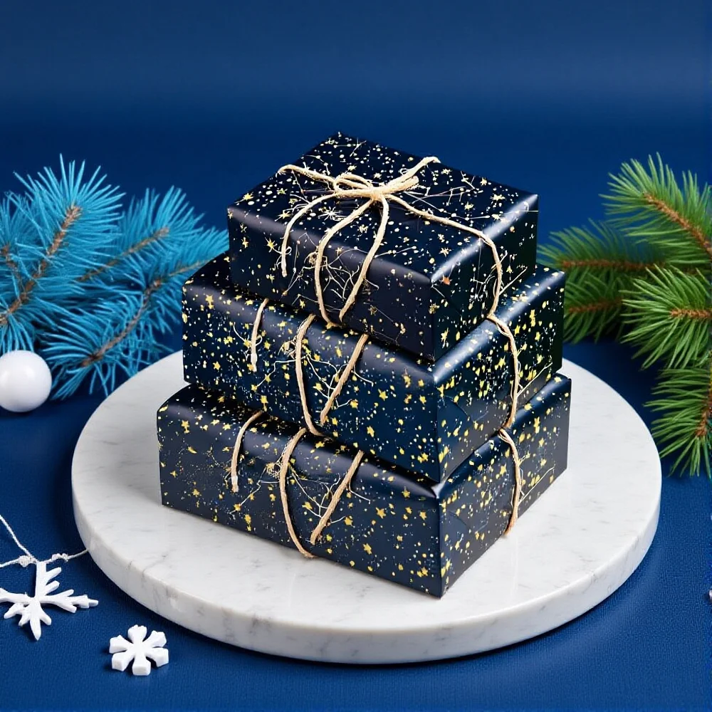 

12 листов подарочной упаковочной бумаги, звездное небо, туманность, узор, День святого Валентина, день рождения, подарочная упаковка, украшение, крафт-бумага «сделай сам»