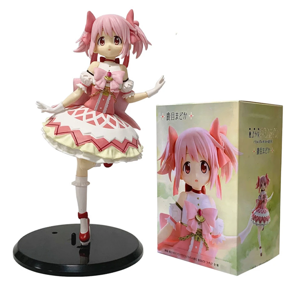 Puella Magi Madoka Magica Anime-Figur Kaname Madoka in Stehender Pose PVC-Sammlermodell Spielzeug Ornament Puppe Geburtstagsgeschenk für Fans – Detail 3