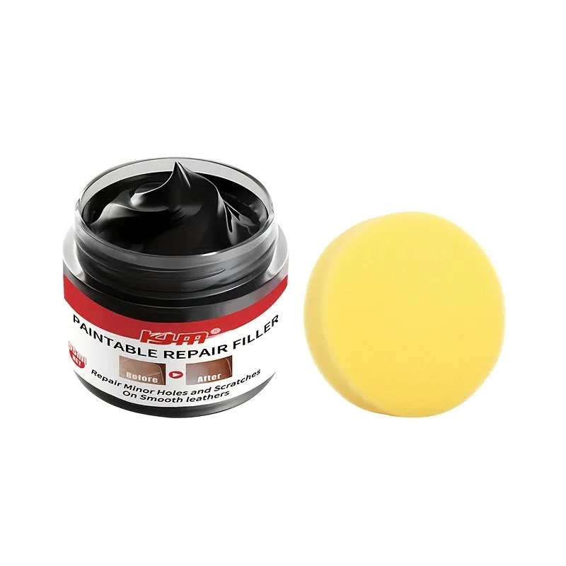 KJM Black Shoe Repair Filler: Quick-Dry Chemical Formula – Scratch Fix for Imitation Leather Shoes/Boots, Durable Refurbishment image 3
