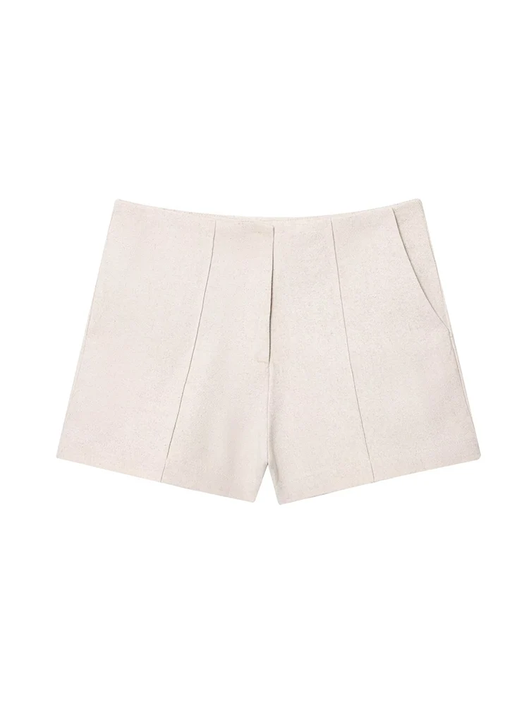 TFMLN Women Vest Shorts Suit 2025 Summer New Commuting Sleeveless Vest Coat Leisure Mini Shorts Solid Casual Chic Suit Women