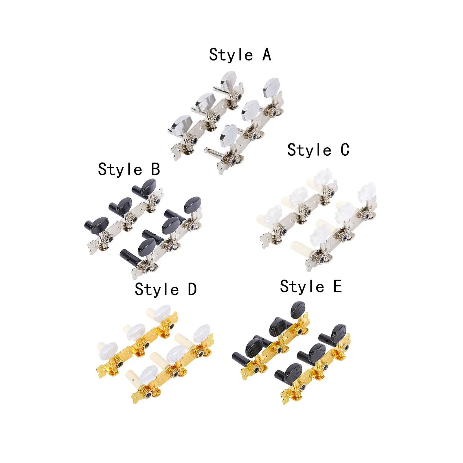 Classical Guitar Machine Heads Guitar Accessories Repalce Guitar Machine Heads Knobs Tuning Key Pegs for Acoustic Guitar Accs