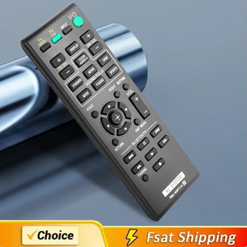 

RM-ANP114 Remote Control For Sony Sound Bar HT-CT37 HT-CT380 HT-CT770 HT-CT780 SA-CT260H SA-CT260 SA-CT660C SA-CT260C
