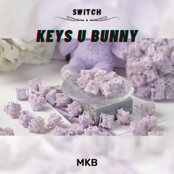 [READY STOCK] KEYS U Bunny Linear Switches Switch for Mechanical or Gaming Keyboards - Linear