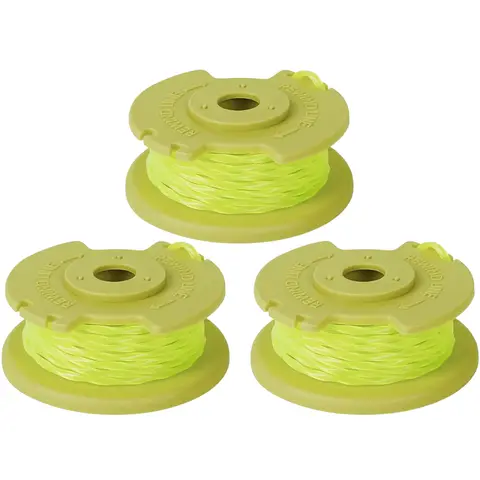 3 Pz/set Rasaerba String Trimmer Bobine Linea AC80RL3 Parti di Ricambio Per Ryobi One + 18V 24V 40V Alimentazione Automatica Trimmer
