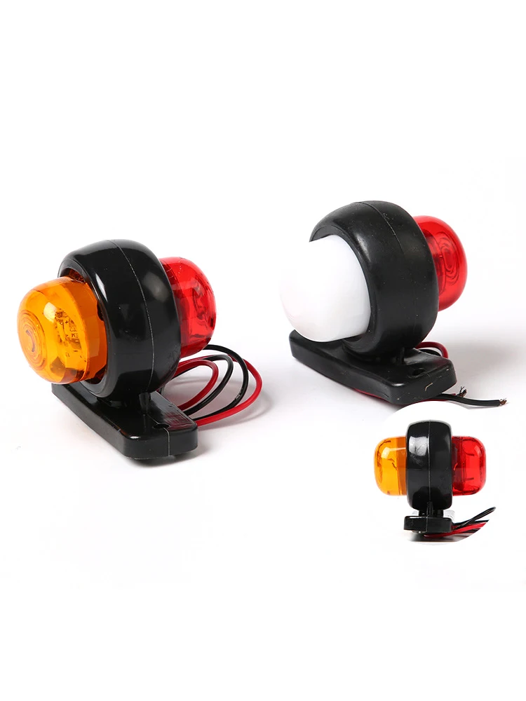 Truck Trailer Lights LED Side Marker Position Lamp Lorry Tractor Clearance Lamps Parking Light Red White/Amber