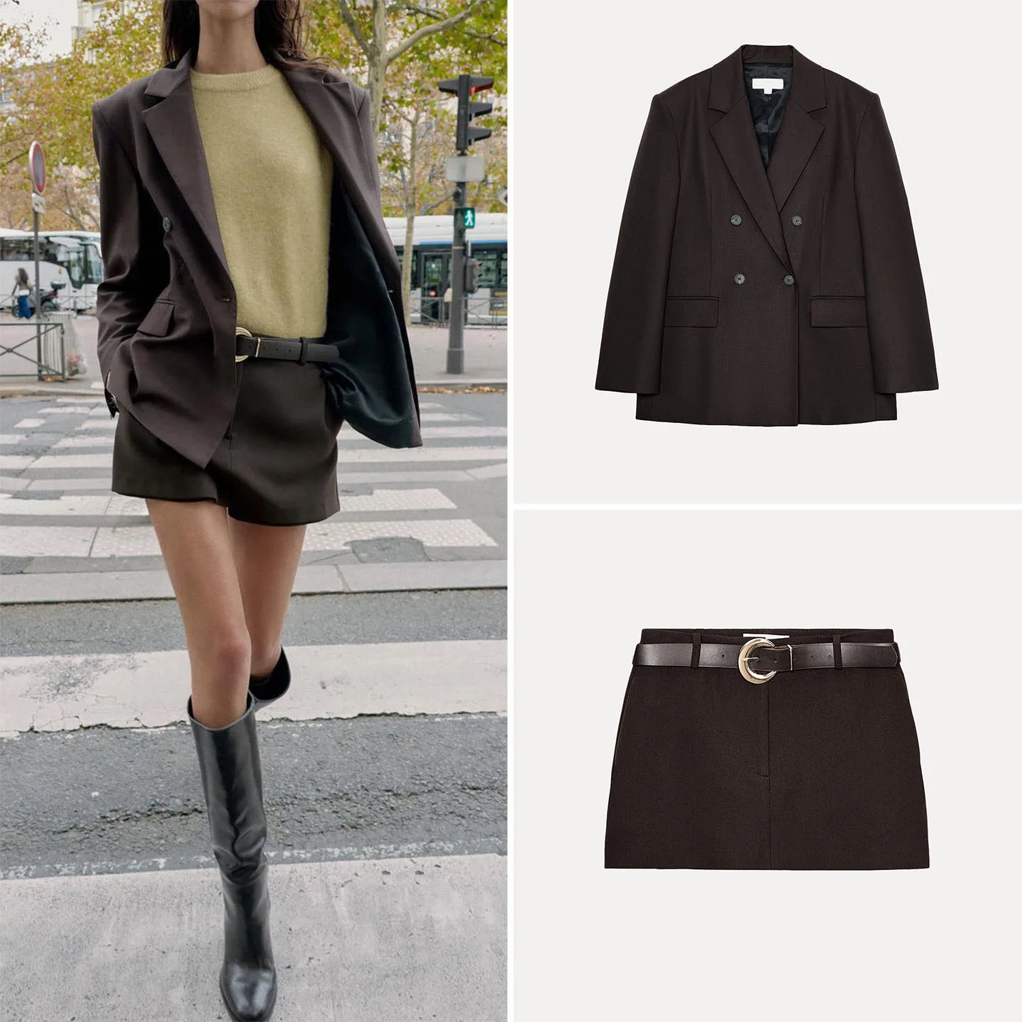 

Женский модный костюм Z с мягкими плечами и поясом на талии, сезонная одежда для взрослых весна-осень-зима