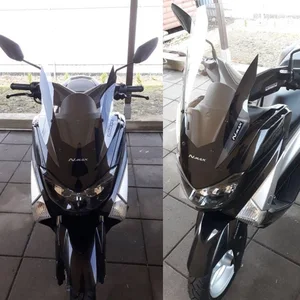 Extensão do pára-brisa da motocicleta adequada para yamaha nmax155 nmaxl125 16-18 pára-brisa dianteiro da motocicleta alongar defletor de vidro 6 principais vendas bolha yamaha nmax - №4