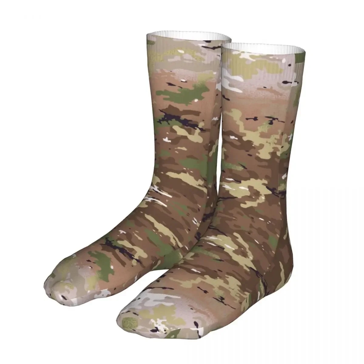 

Men Sport OCP Army Camouflage Socks Cotton Happy Camo Women Sock