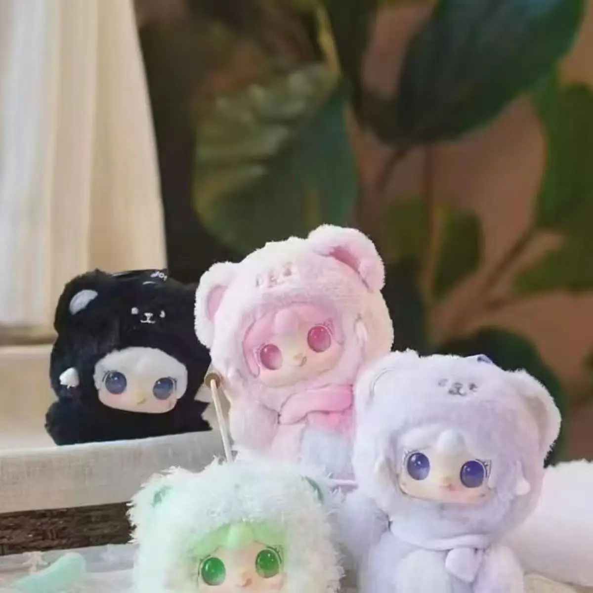 New  cute Oxygen Yooki bear plush blind box bag doll pendant doll birthday gift suitable for friends, besties and girlfriends