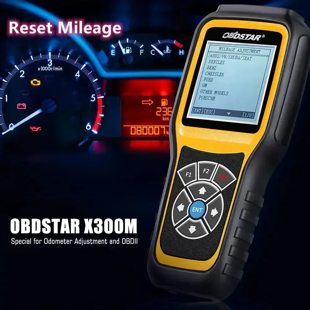 Best OBDSTAR X300M Special for Cluster Calibration Adjust-ment Tool and OBDII Support for Mercedes Benz & MQB VAG Reset Mi-leage