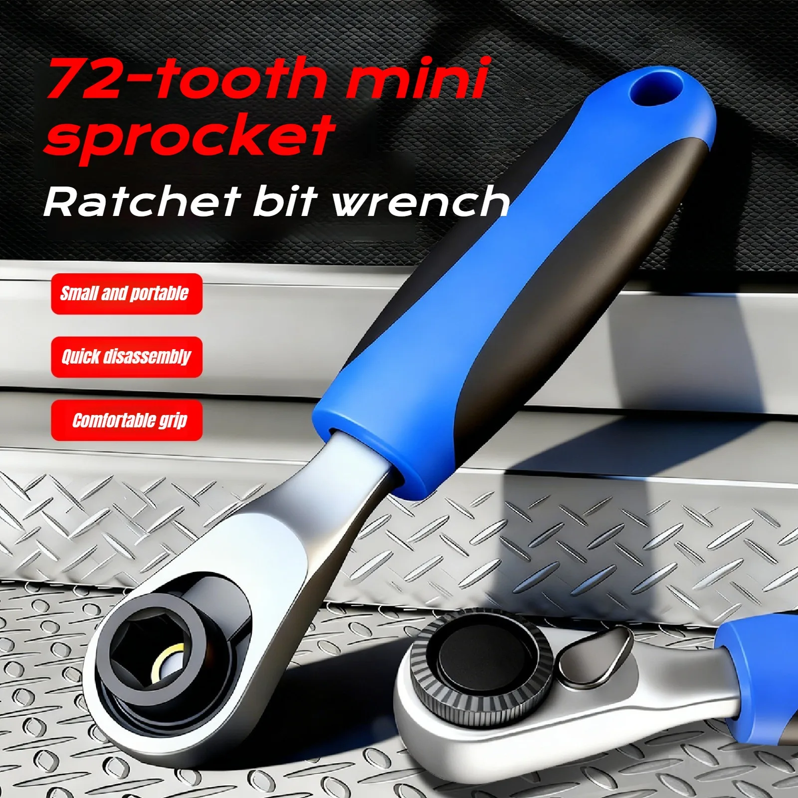 Multi-functional Ratchet Screwdriver Set 1/4 Inch Drive Ratchet Wrench Pocket Tool Kit For Home DIY Repair And Bike Repair Tools