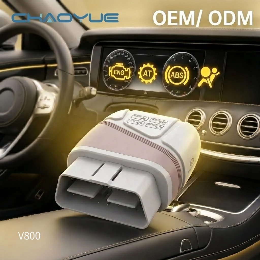OEM AI Q&A Automotive BT Scanner V800 Engine Transmission ABS SRS Fault Code Analysis Solutions Smart Diagnose OBD2 Car Scanner