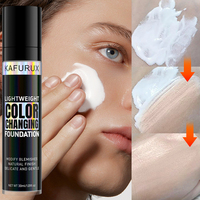 1pc Magic Color Changing Foundation Makeup Base Nude Face Full Cover Matte Concealer Long Lasting Korean Makeup for Women Cosmti