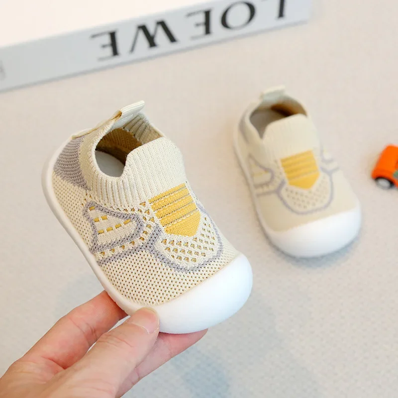 Baby Walking Shoes Soft Bottom Non-slip Baby Shoes Spring and Autumn A Stirrup 1-3 Years Old Children\'s Shoes and Socks