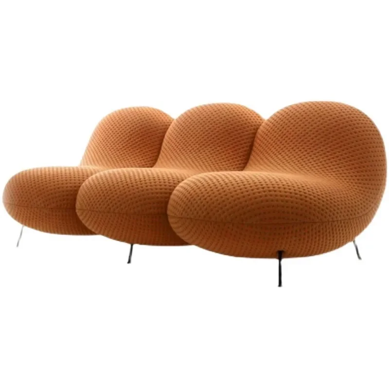 

Single leisure chair Living room simple red sofa chair