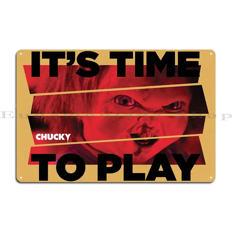 It's Time To Play Metal Plaque Poster Cinema Club Designing Wall Decor Kitchen Tin Sign Poster