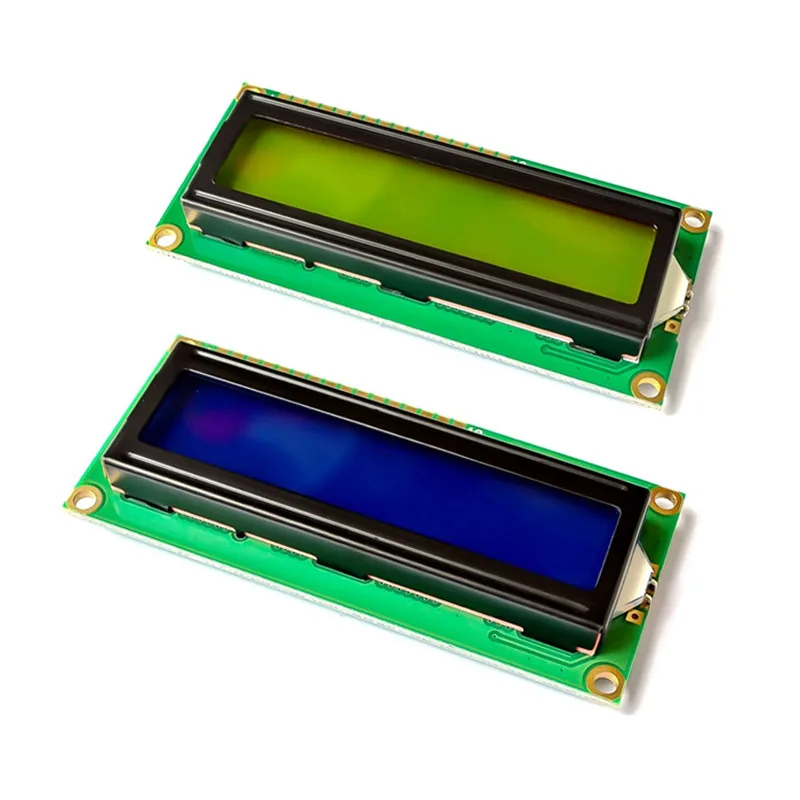 Modulo display LCD 1602 - Schermo LCD retroilluminato blu verde 16x2 caratteri Interfaccia 1602 5 V per Arduino