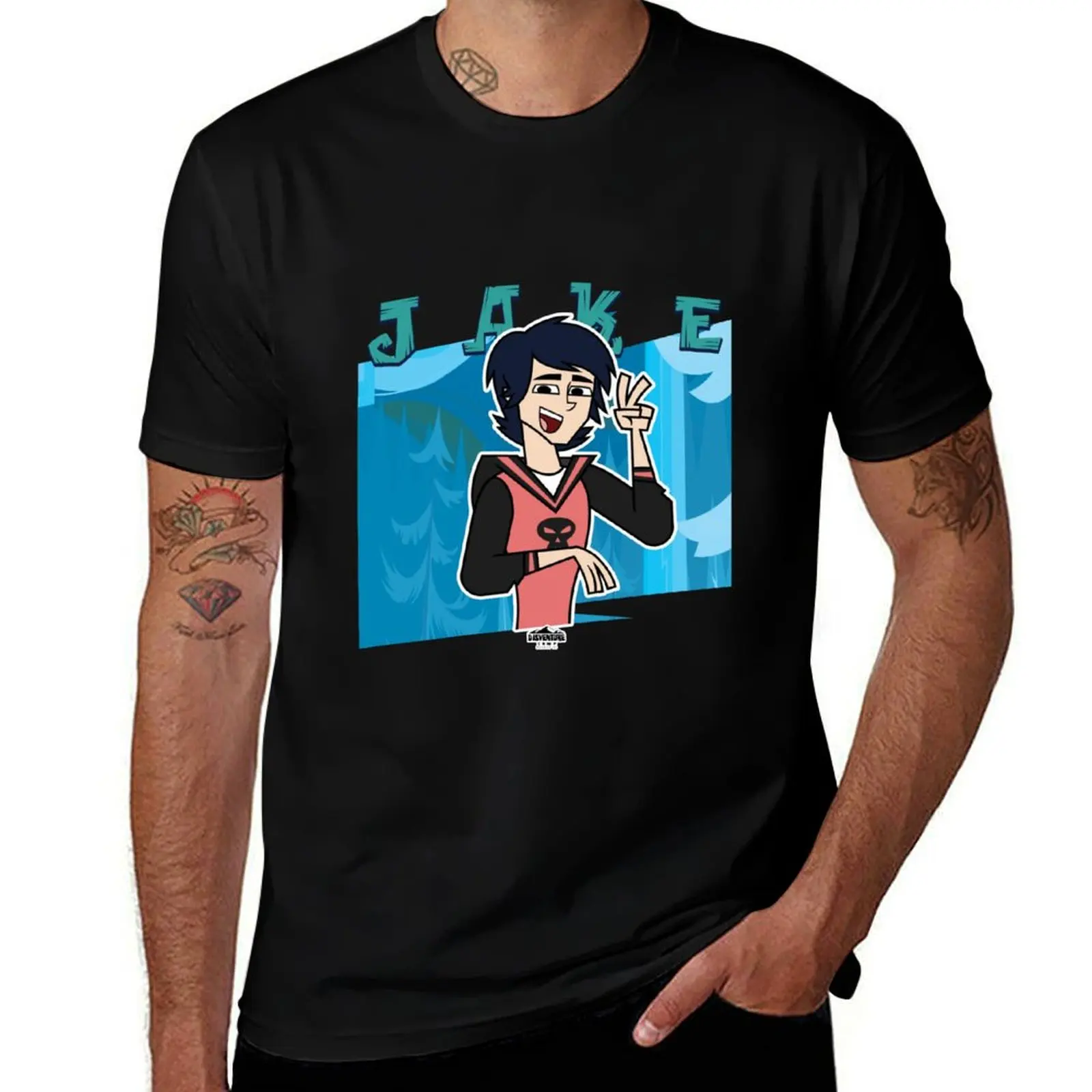 

Adventure Camp - Jake T-Shirt graphic t shirts plain kawaii clothes Short sleeve tee mens plain t shirts