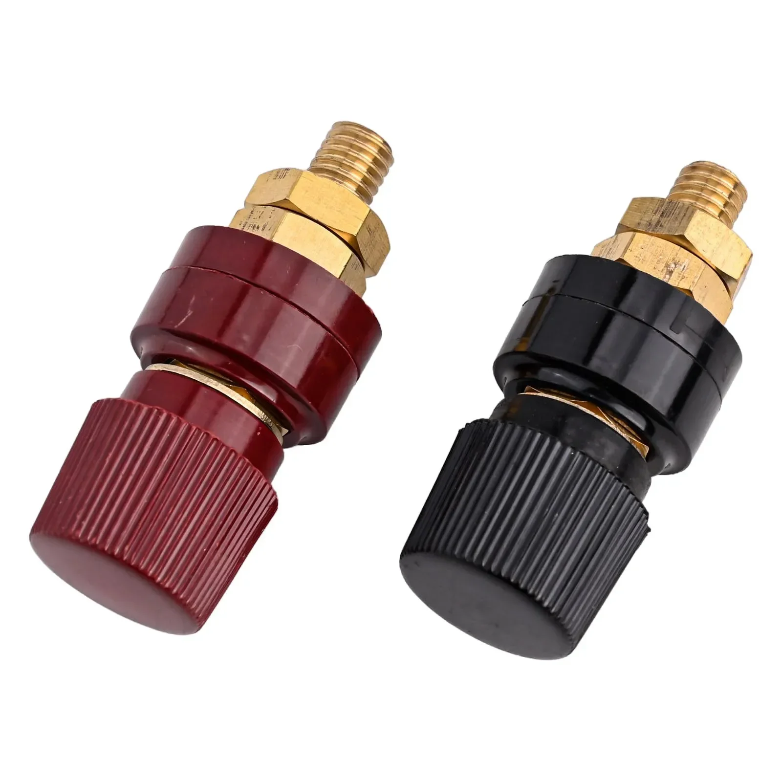 1Pc 200A Binding Post M8 Thread 555 Type Brass Binding Post For Welding Machines Wire Cable Connectors Electrical Equipment