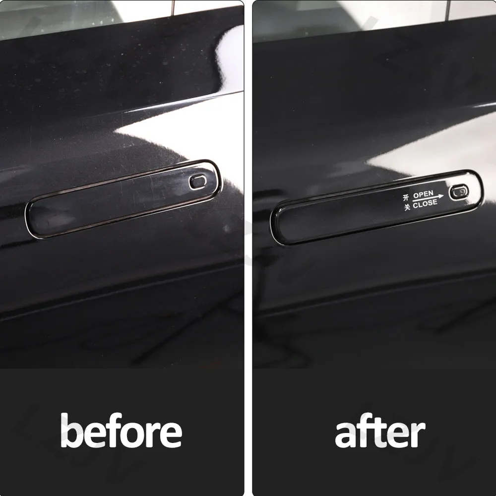 NEW 4 Pcs For Denza N9 Door Handle Reminder Sticker Automotive Modification Supplies Door Handle Protective Tape Scratch-resista