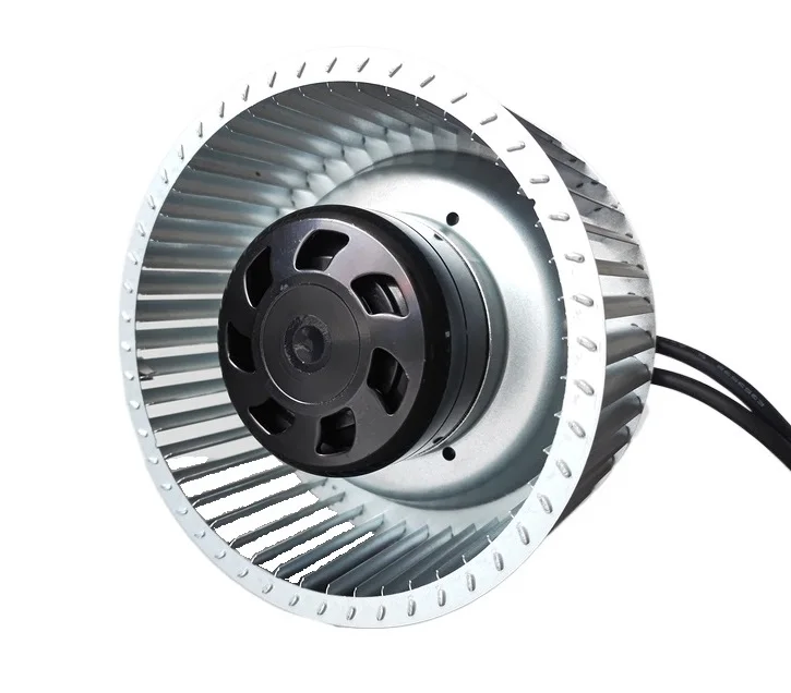 EC 146mm Centrifugal Fan Blower Single Inlet High Pressure 110V/230V Steel Dryer Transformer Cooling Ventilating AC/DC