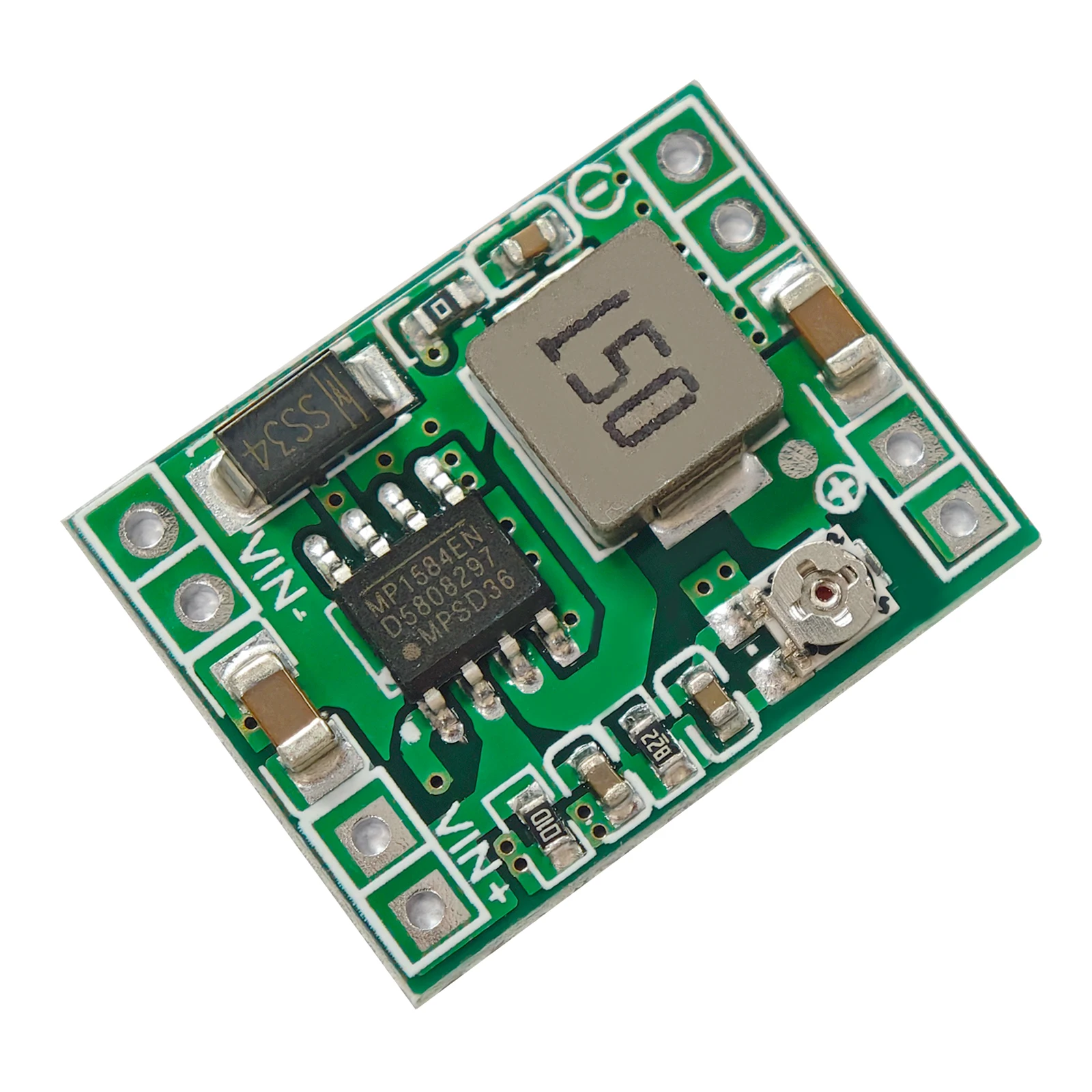 1-10 Stück MP1584EN Einstellbarer 3A DC-DC-Wandler Step-Down-Spannungsregler-Modul Ersatz für LM2596s MP1584 DC-DC-Buck-Board – Detail 5