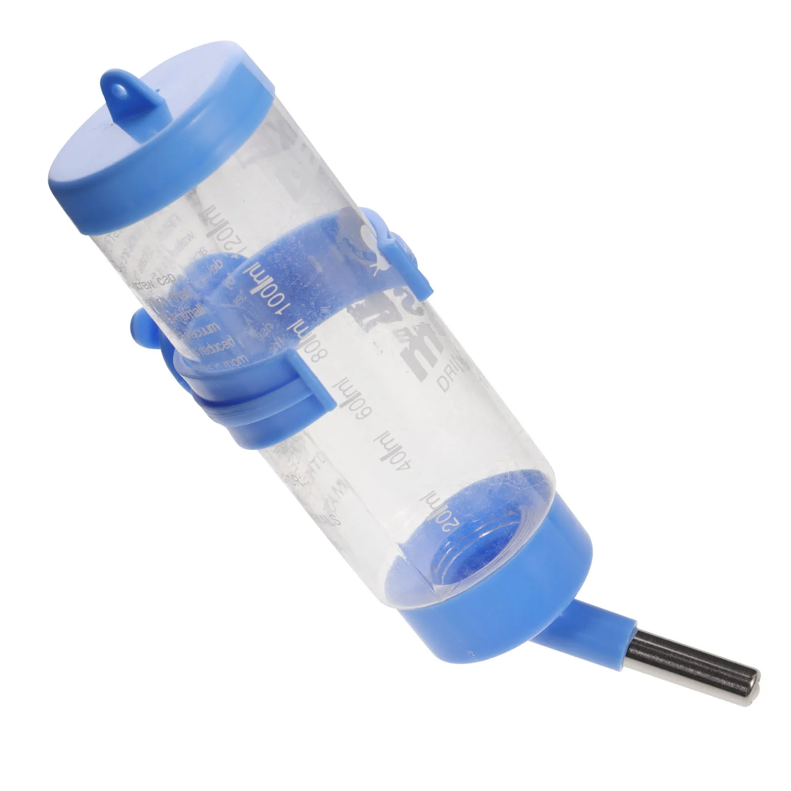 

125ml Pet Drinking Hanging Water Bottle for Rabbits Hamsters Stainless Steel Leak Proof Capacity Indicators Hamster Water Bottle
