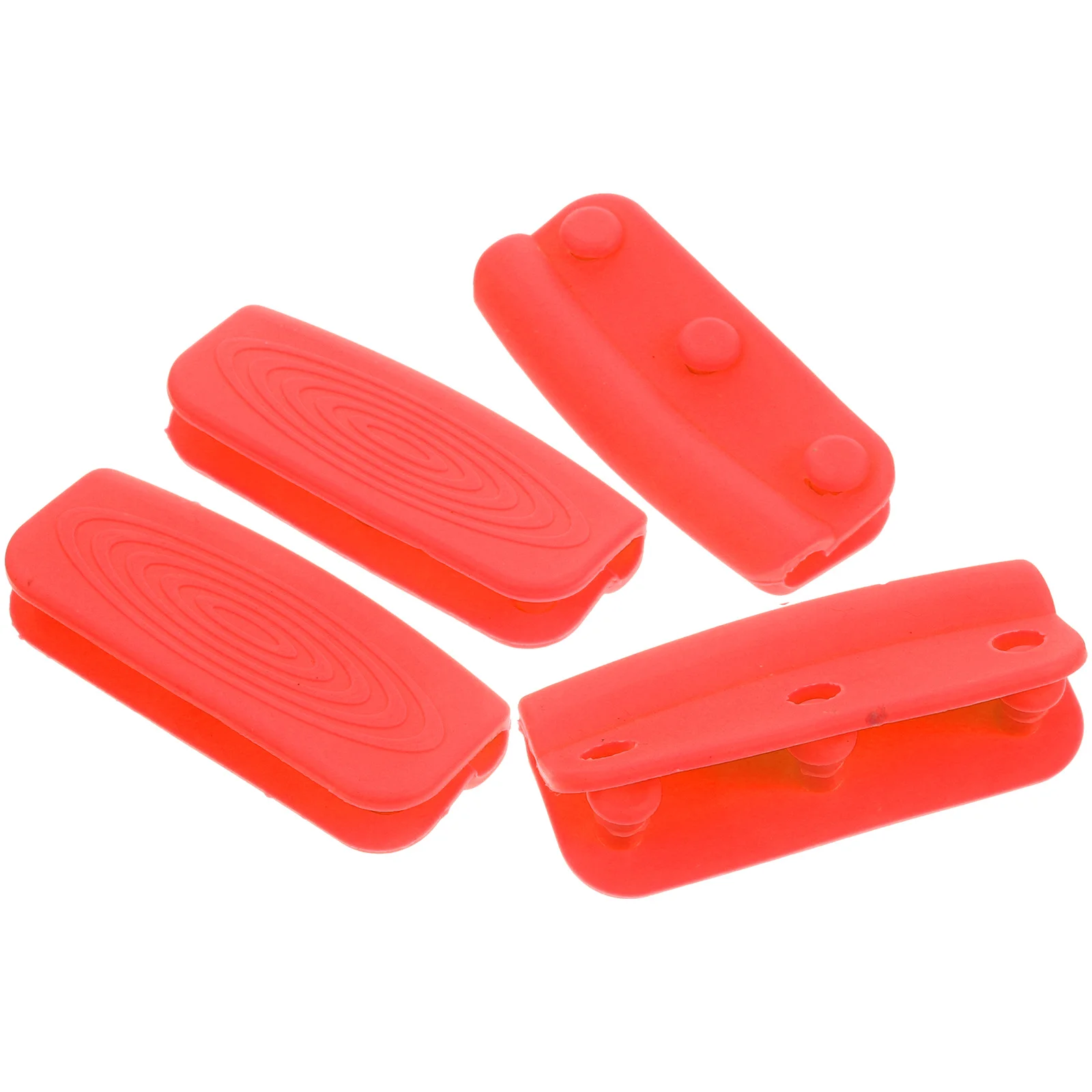 

4Pcs Anti-Scalding Silicone Handle Protectors Heat Resistant Pot Handle Sleeves Non-Slip Covers for Cooking Pots