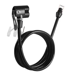 125cm Bicycle Air Pump Extension Tube Pump Hose Air Pump Connector Air Pump Tire Inflator Nozzle Bike Accessories