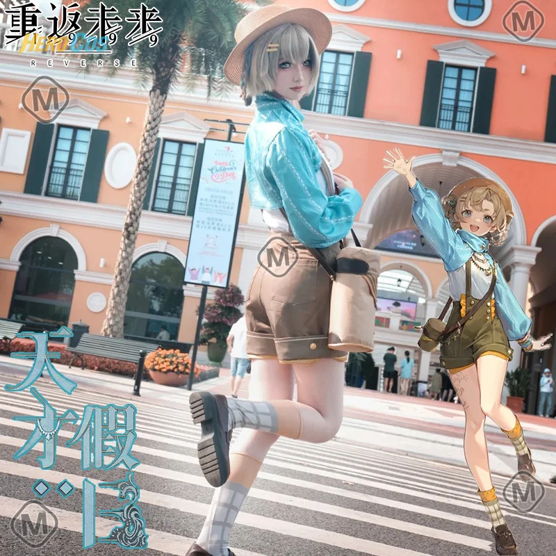 

Matilda Bouanich Cosplay Costume Anime Reverse 1999 Genius Holiday Casual Suit Party Uniform Hallowen Play Role Clothes