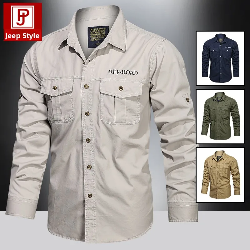 

Джинсовая рубашка из чистого хлопка, осенняя, больших размеров, модная, городская, весенняя, приталенная, с принтом, для молодежи